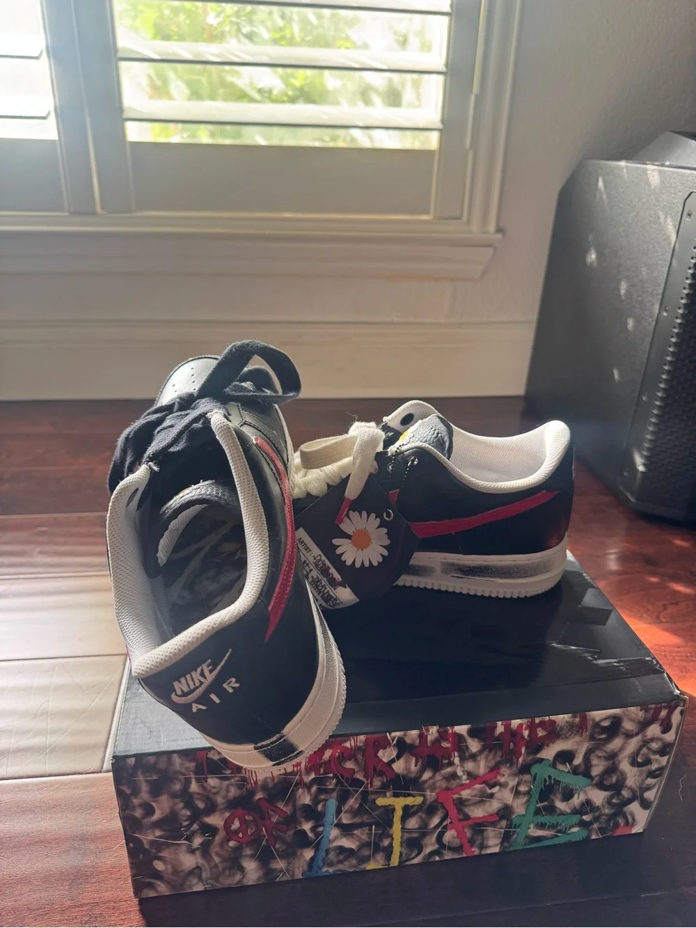 Nike Air Force 1 Low G-Dragon PEACEMINUSONE Para-Noise Black White AQ3692-001